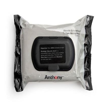 Anthony Glycolic Exfoliating & Resurfacing Wipes