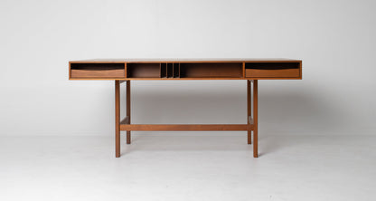 Peter Lovig Mid Century Danish Teak Flip Top Desk