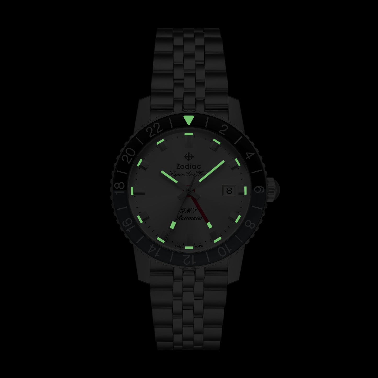 Zodiac Super Sea Wolf GMT Automatic Watch