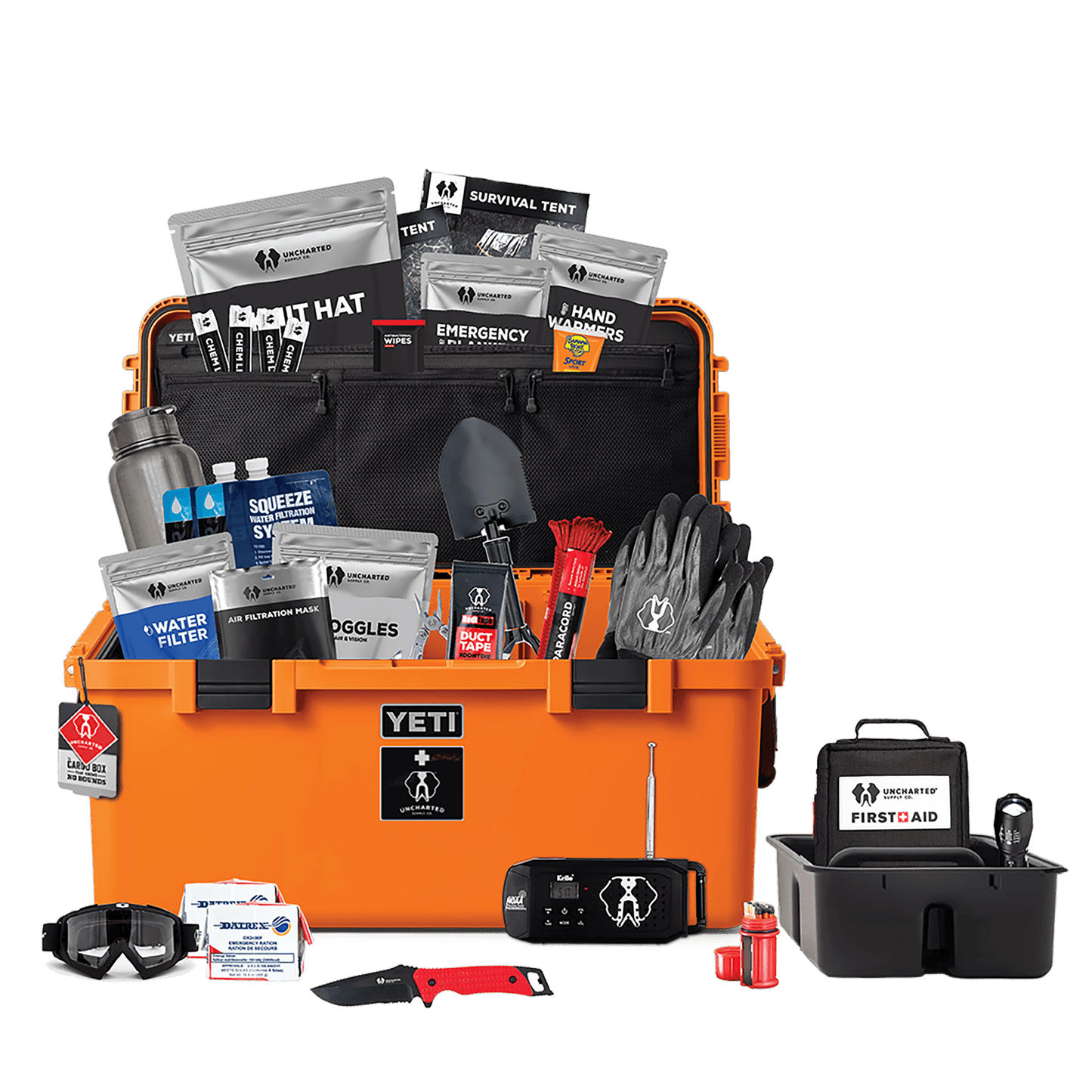 Uncharted Supply x Yeti 60L Basecamp Survival Kit