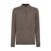 Asher Golf Sero Cashmere Quarter Zip - Falcon