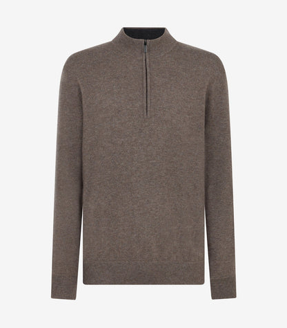 Asher Golf Sero Cashmere Quarter Zip Falcon