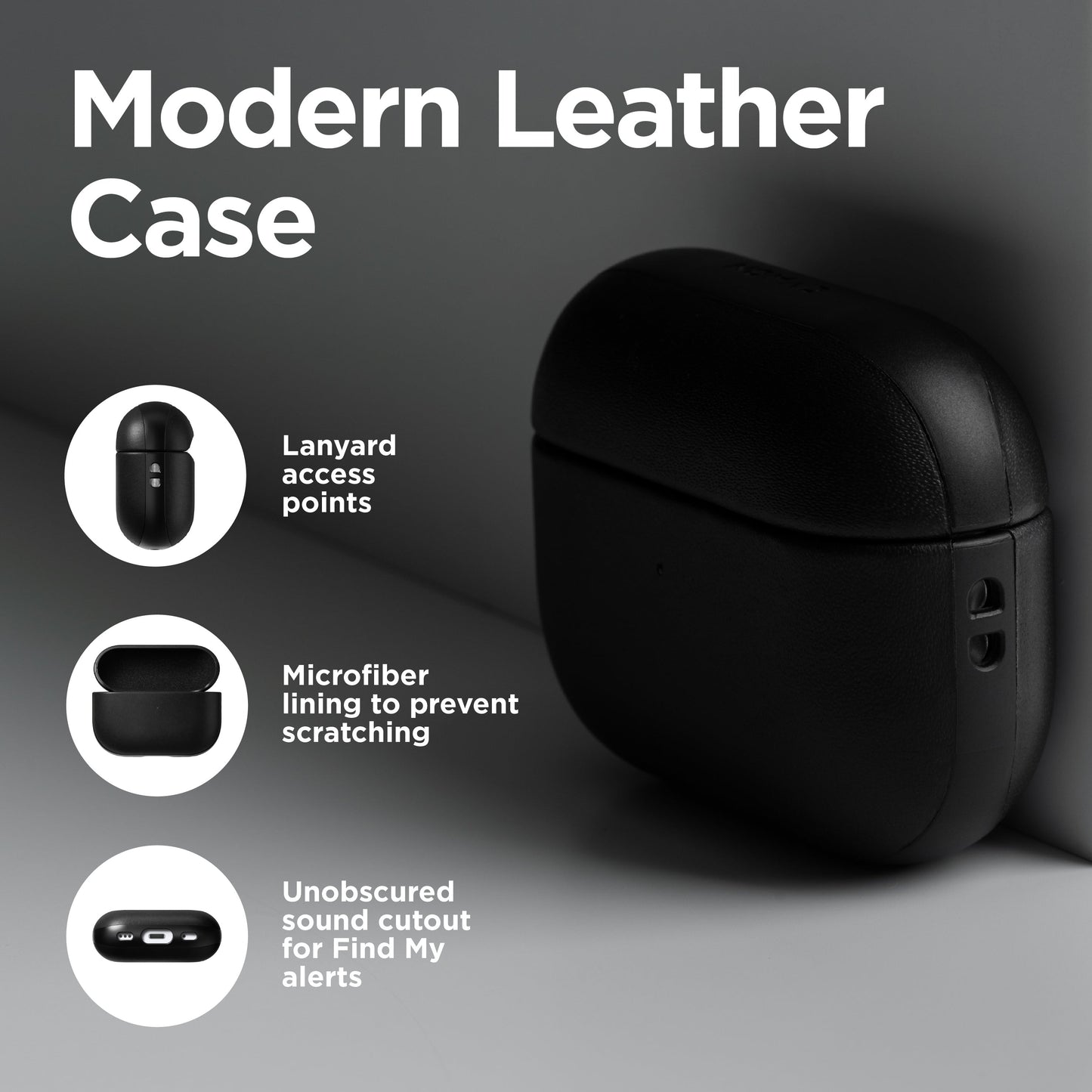 Nomad Modern Leather Case - Airpods Pro