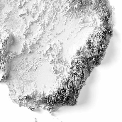 Australia Elevation Map