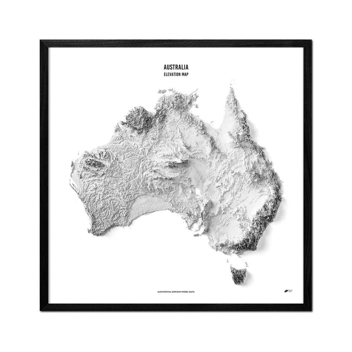 Australia Elevation Map