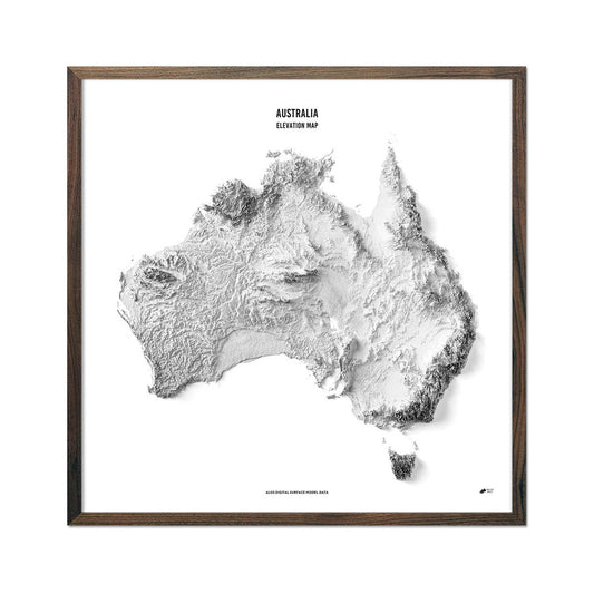 Australia Elevation Map