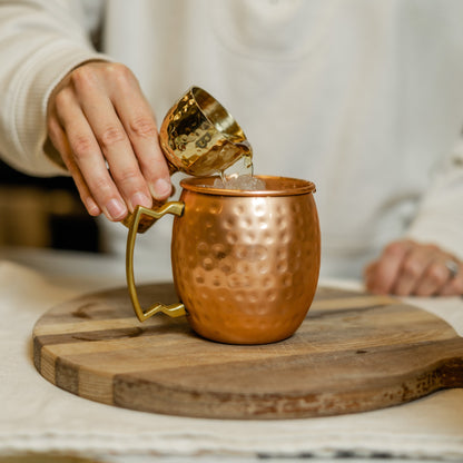 Bull In China Solid Copper Hammered Mule Mug