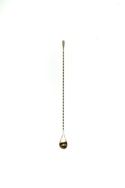 Bull In China Teardrop Barspoon Antique Brass