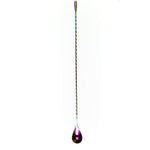 Bull In China Teardrop Barspoon - Rainbow Chrome