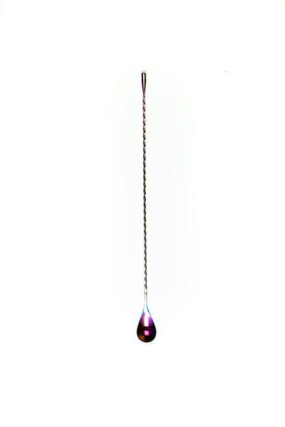 Bull In China Teardrop Barspoon Rainbow Chrome