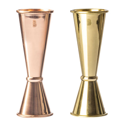 Bull In China Solid Copper and Brass Jiggers