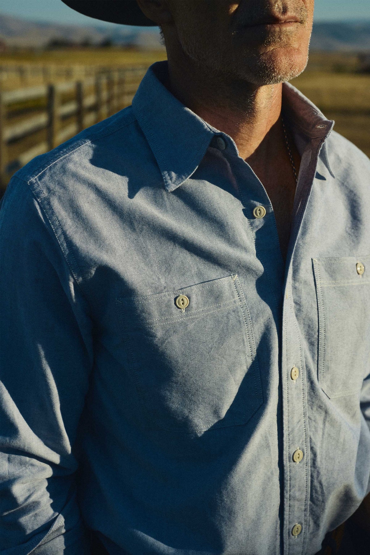 Bridges Oxford Workshirt in Navy