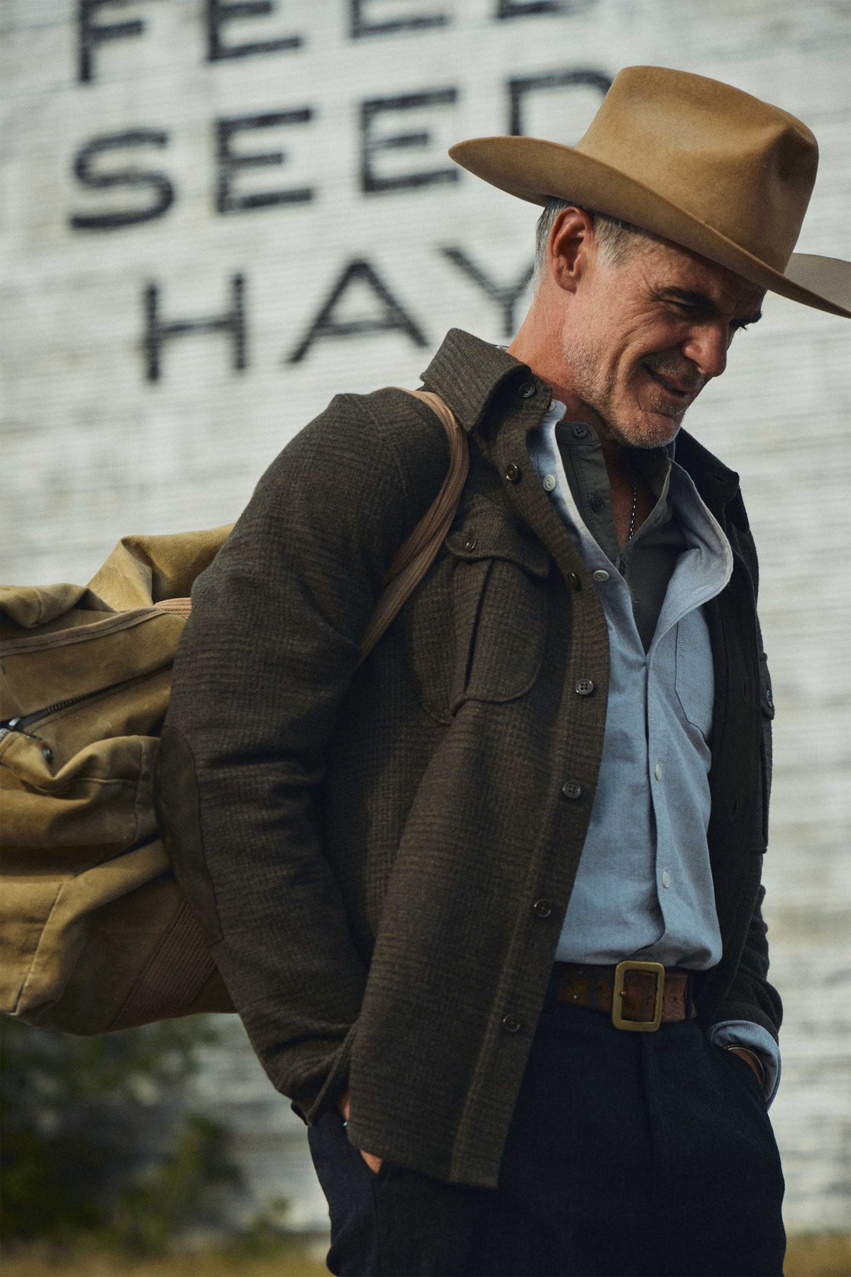 Bridges Oxford Workshirt in Olive