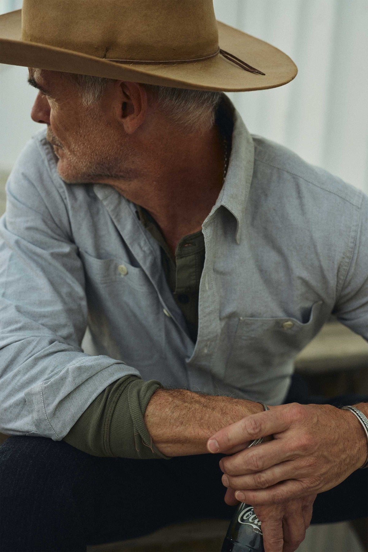Bridges Oxford Workshirt in Olive