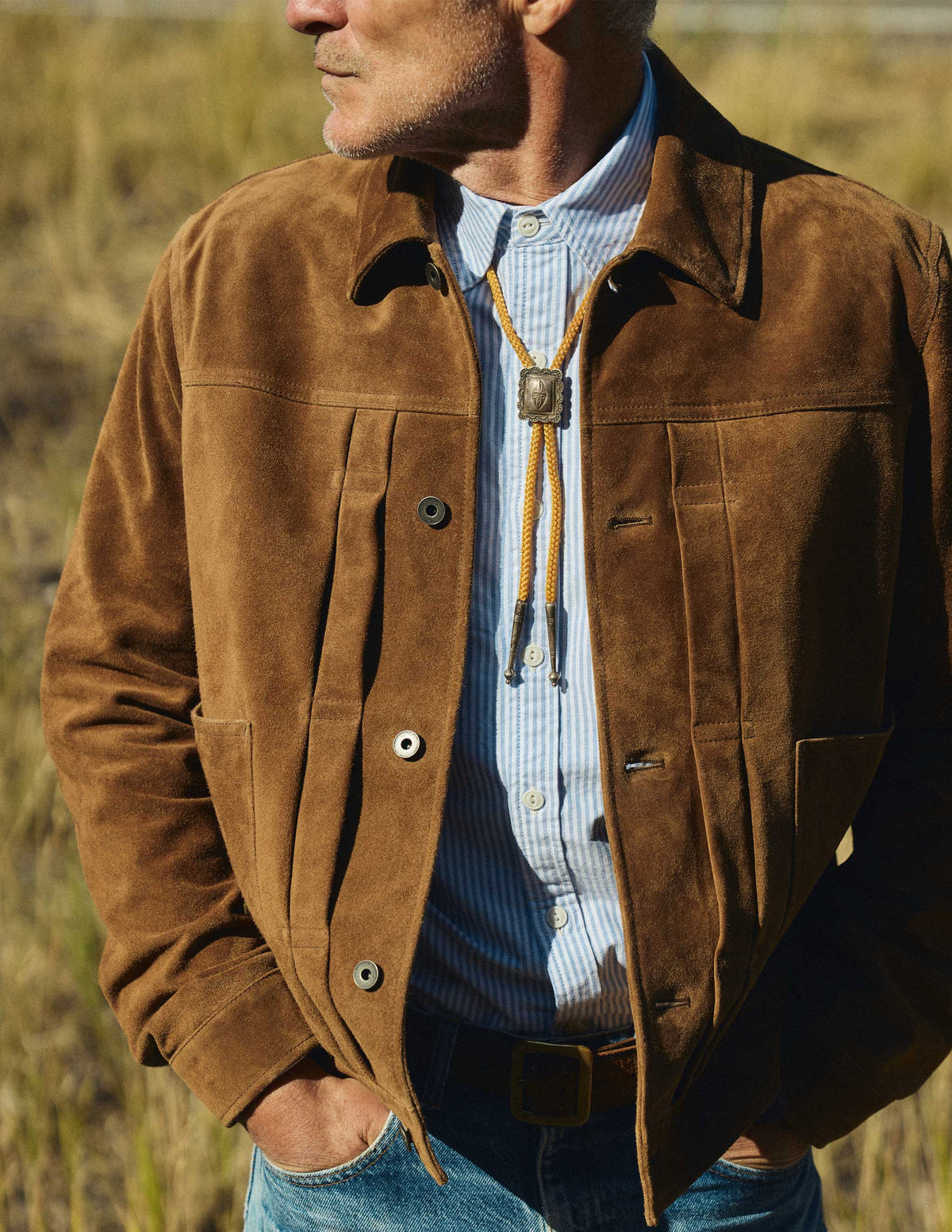 Bridges Oxford Workshirt in Classic Blue Stripe