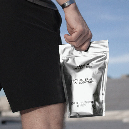 Bravo Sierra Antibacterial Body Wipes