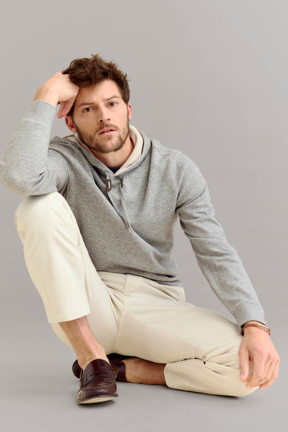 Billy Reid Rib Hoodie Pullover