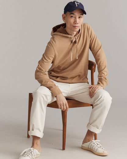 Billy Reid Rib Hoodie Pullover