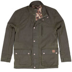 Ball and Buck Waxed Field Jacket - Dark Olive