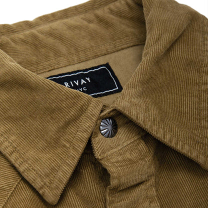 Rivay Bedford Corduroy Western Shirt