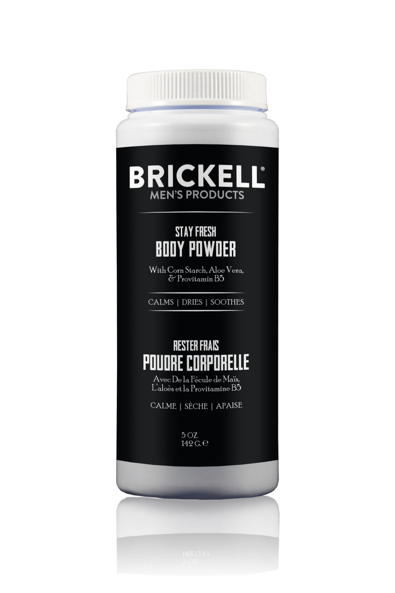 Brickell Stay Fresh Body Powder 5 oz