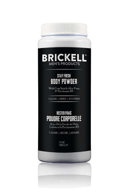 Brickell Stay Fresh Body Powder 5 oz
