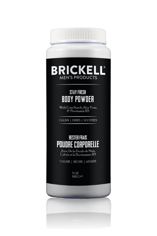 Brickell Stay Fresh Body Powder 5 oz