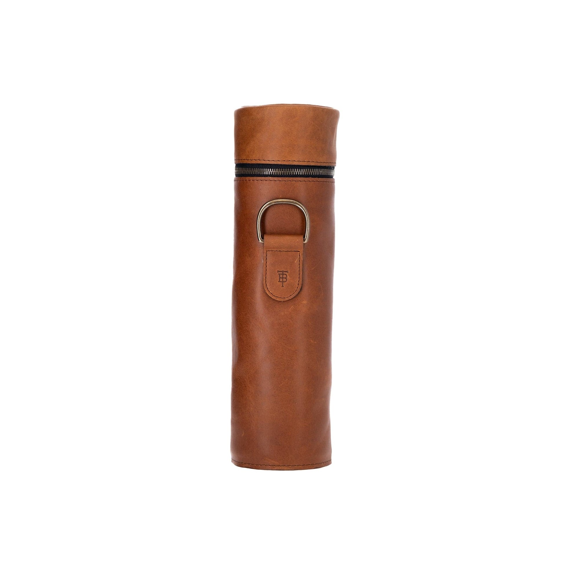 Tom Beckbe Leather Bottle Bag Chestnut