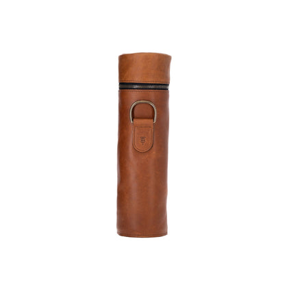 Tom Beckbe Leather Bottle Bag Chestnut