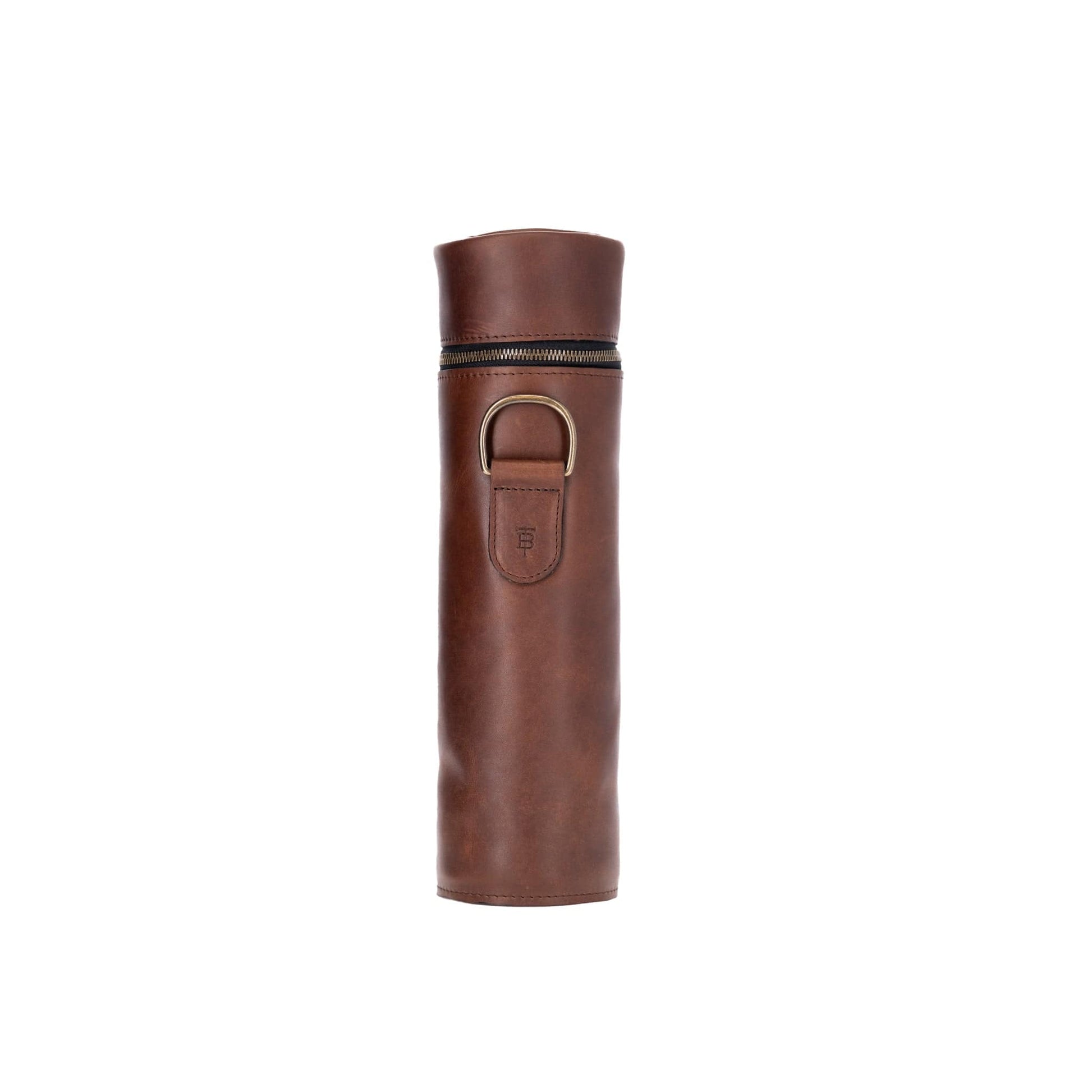 Tom Beckbe Leather Bottle Bag Oak