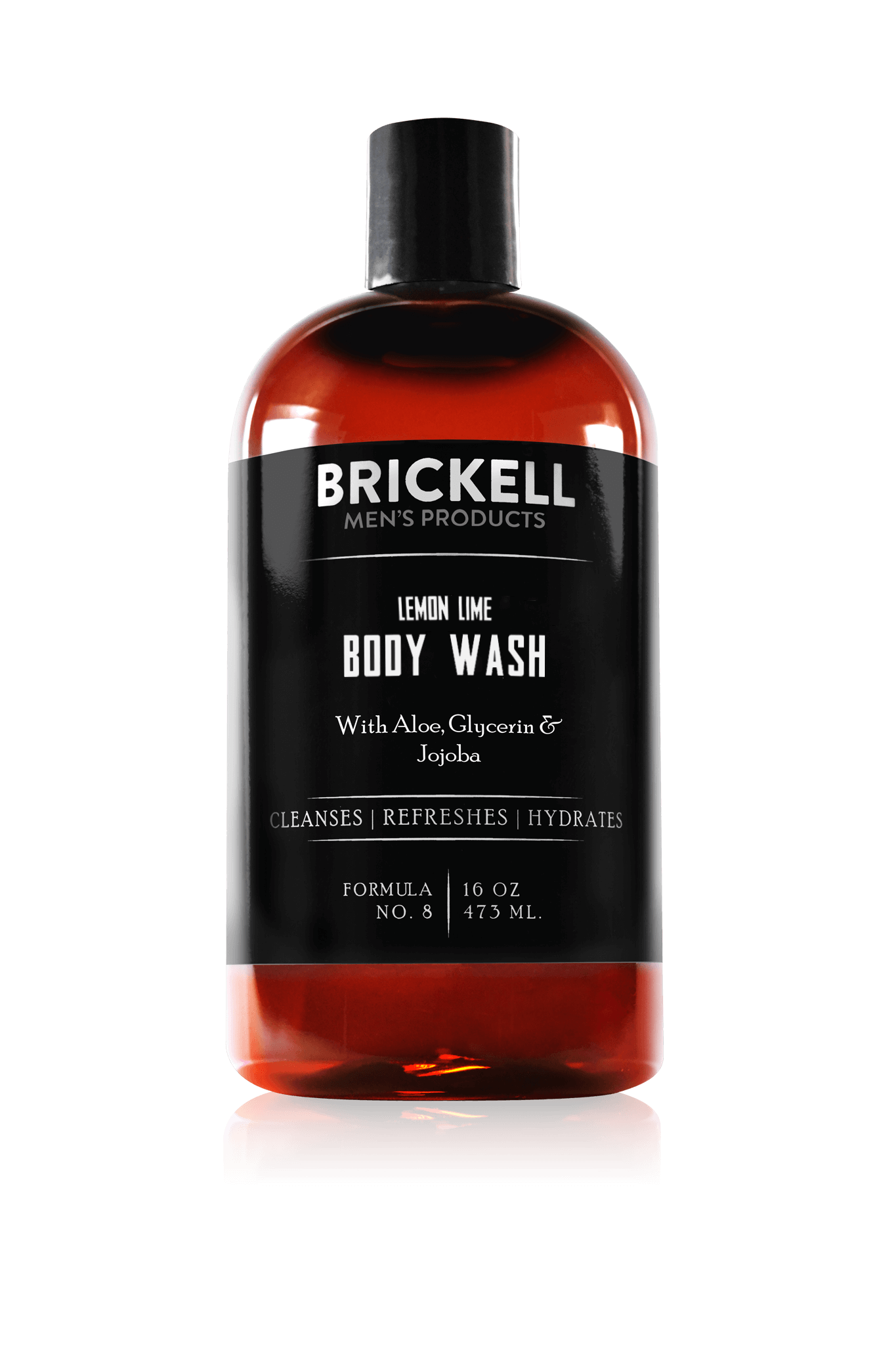 Brickell Invigorating Body Wash 16 oz Lemon Lime