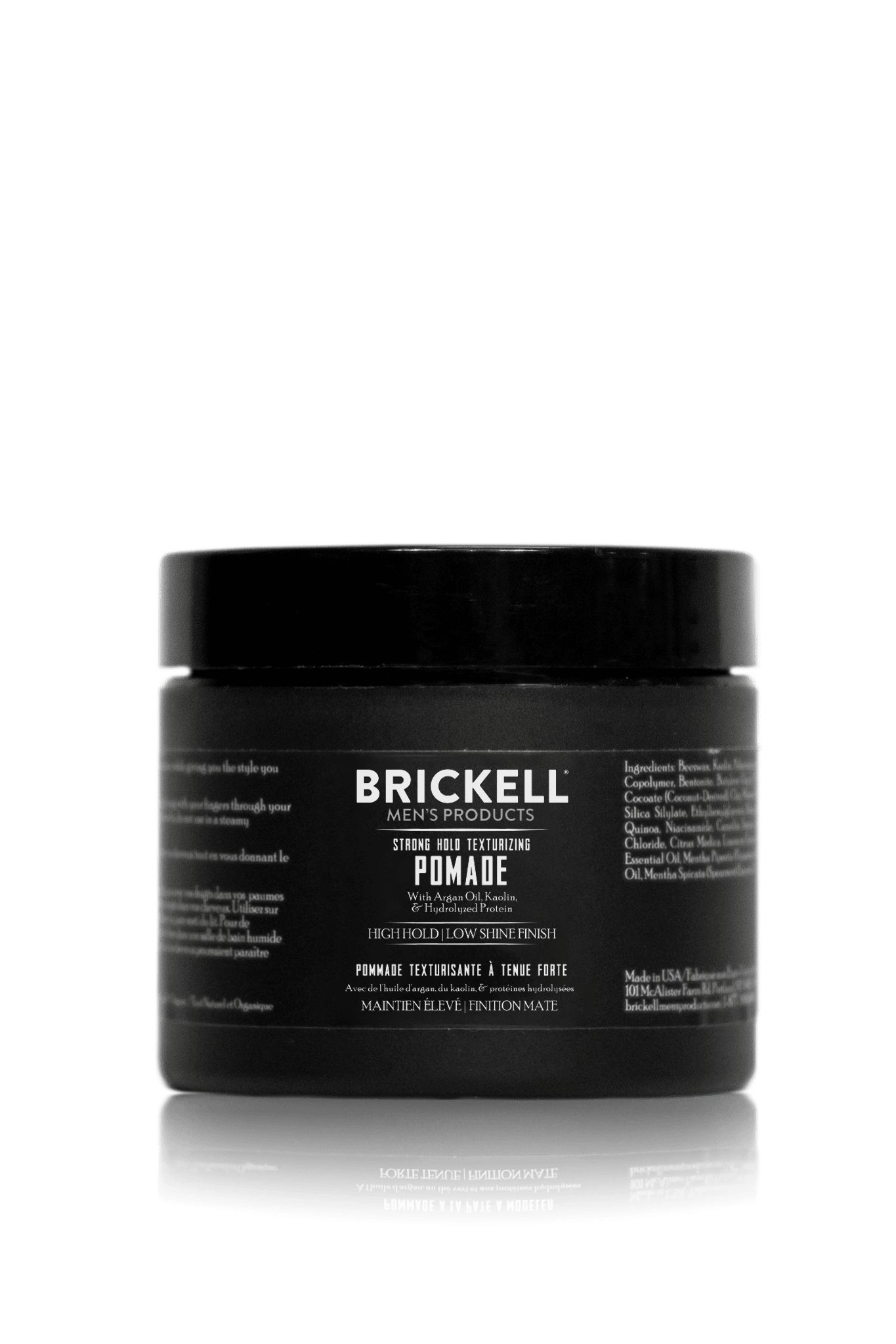 Brickell Strong Hold Texturizing Pomade 2 oz