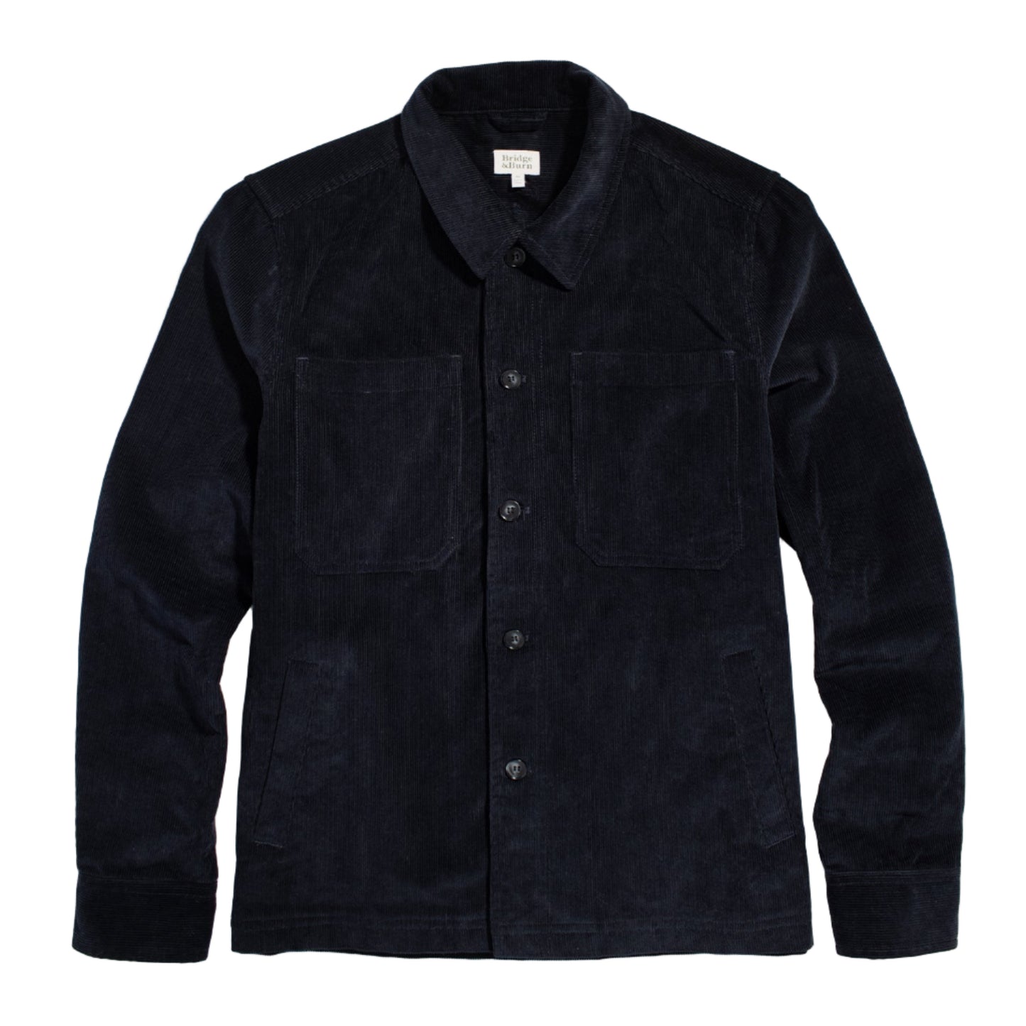 Bridge & Burn Banks Midnight Blue Corduroy Shirt Jacket