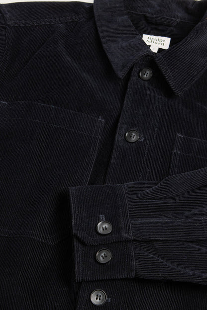 Bridge & Burn Banks Midnight Blue Corduroy Shirt Jacket