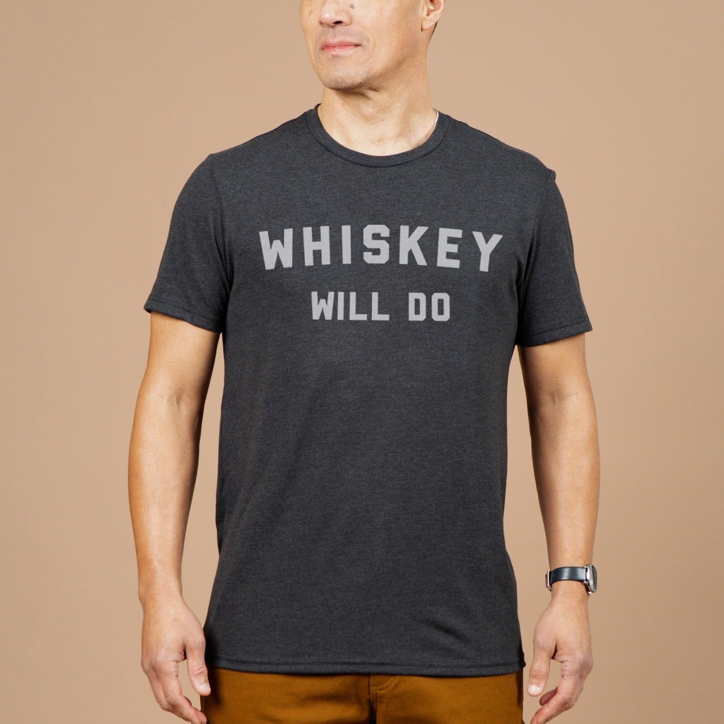 Men's Whiskey Will Do Tee / Black
