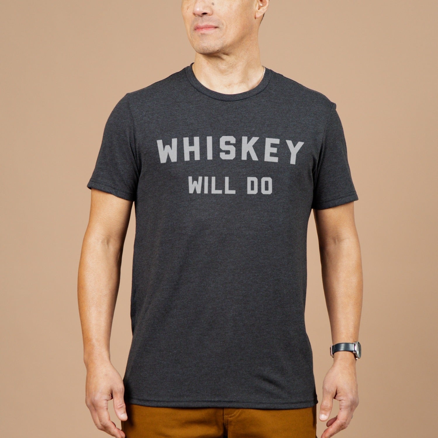 Men's Whiskey Will Do Tee / Black