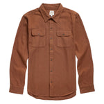 Bridge & Burn Terracotta Melange Bedford Shirt - Terracotta Melange