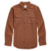 Bridge & Burn Terracotta Melange Bedford Shirt - Terracotta Melange