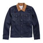 Bridge & Burn Dark Denim Burl Trucker Jacket - Dark Denim