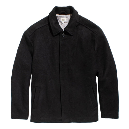 Bridge & Burn Black Clive Car Coat