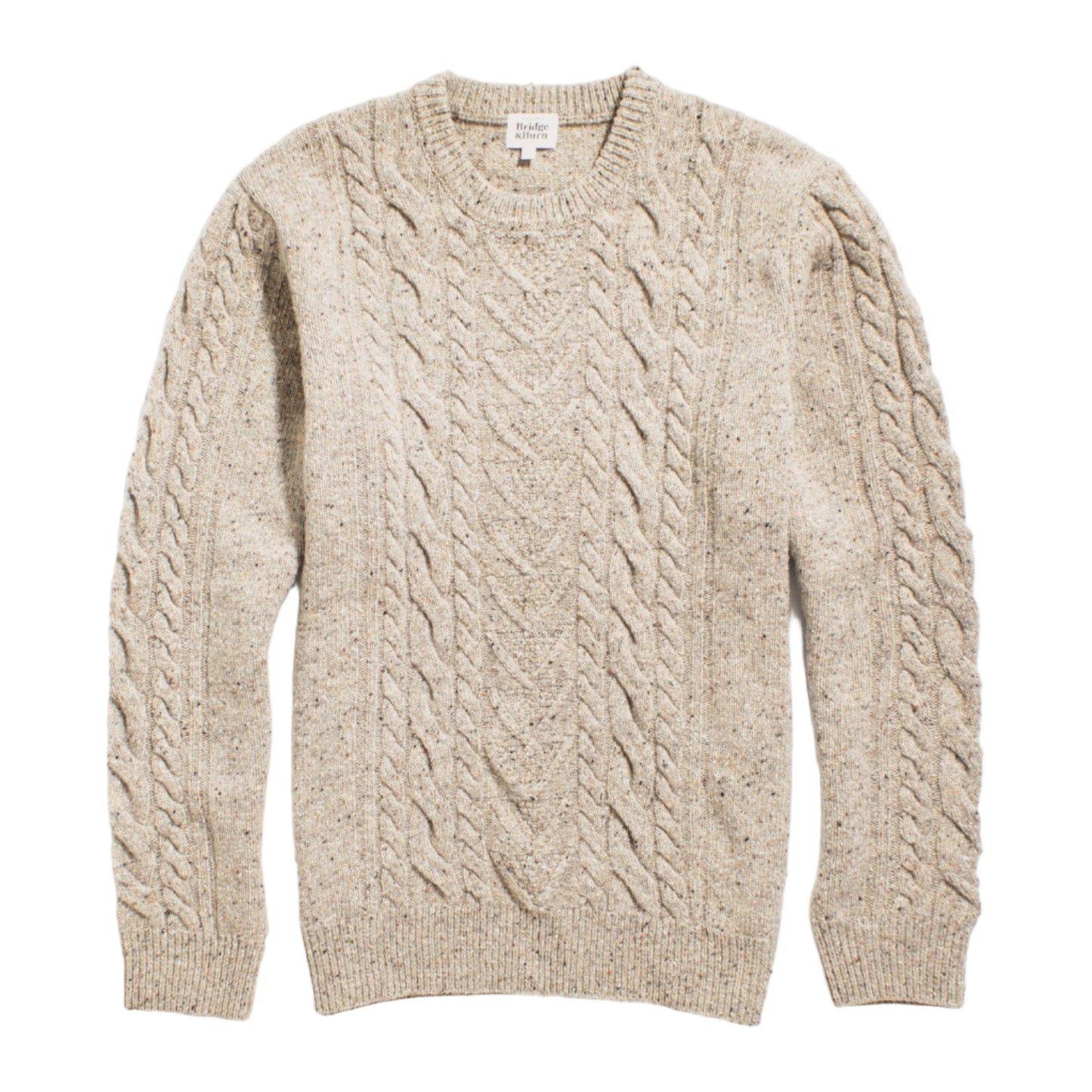Bridge & Burn Flecked Oatmeal Ludlow Sweater