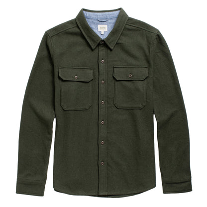 Bridge & Burn Dark Sage Pointer Overshirt