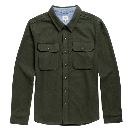 Bridge & Burn Dark Sage Pointer Overshirt