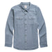 Bridge & Burn Denim Herringbone Bedford Shirt - Denim Herringbone