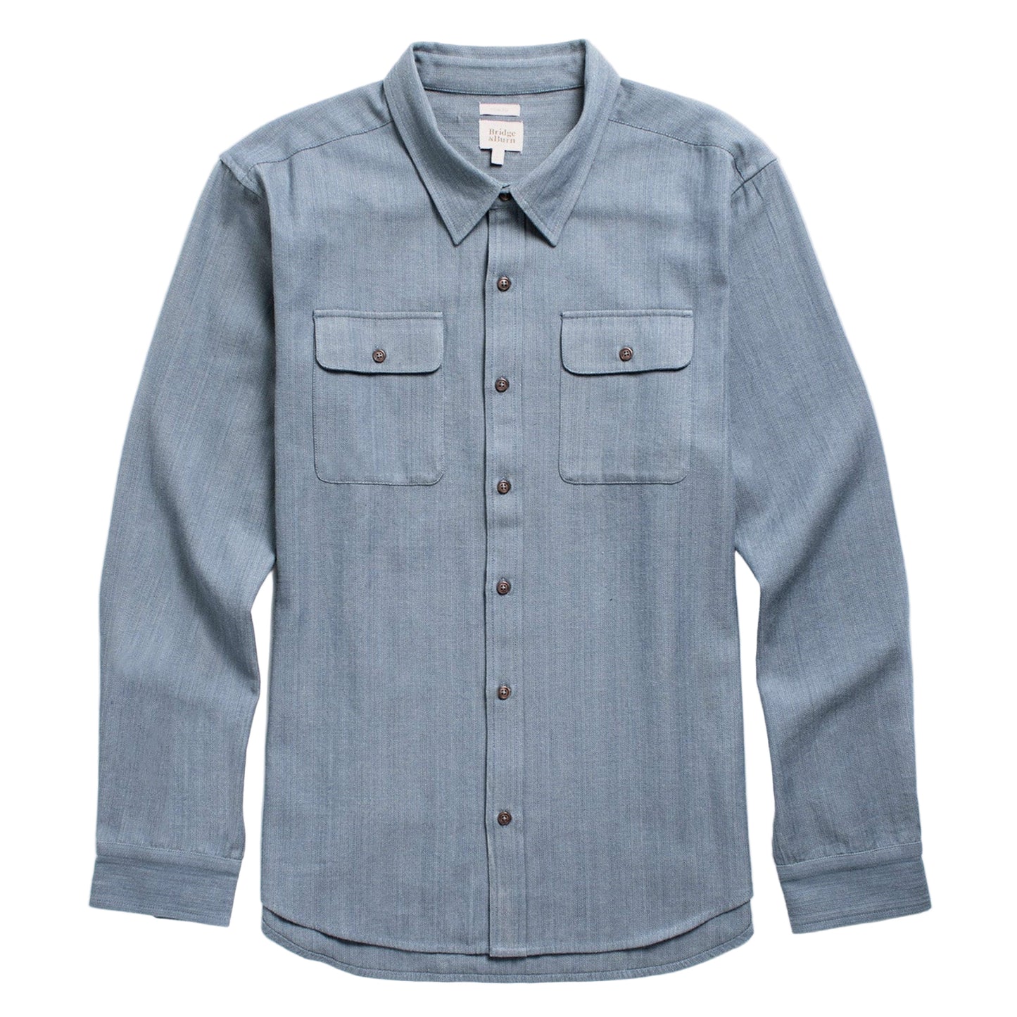 Bridge & Burn Denim Herringbone Bedford Shirt