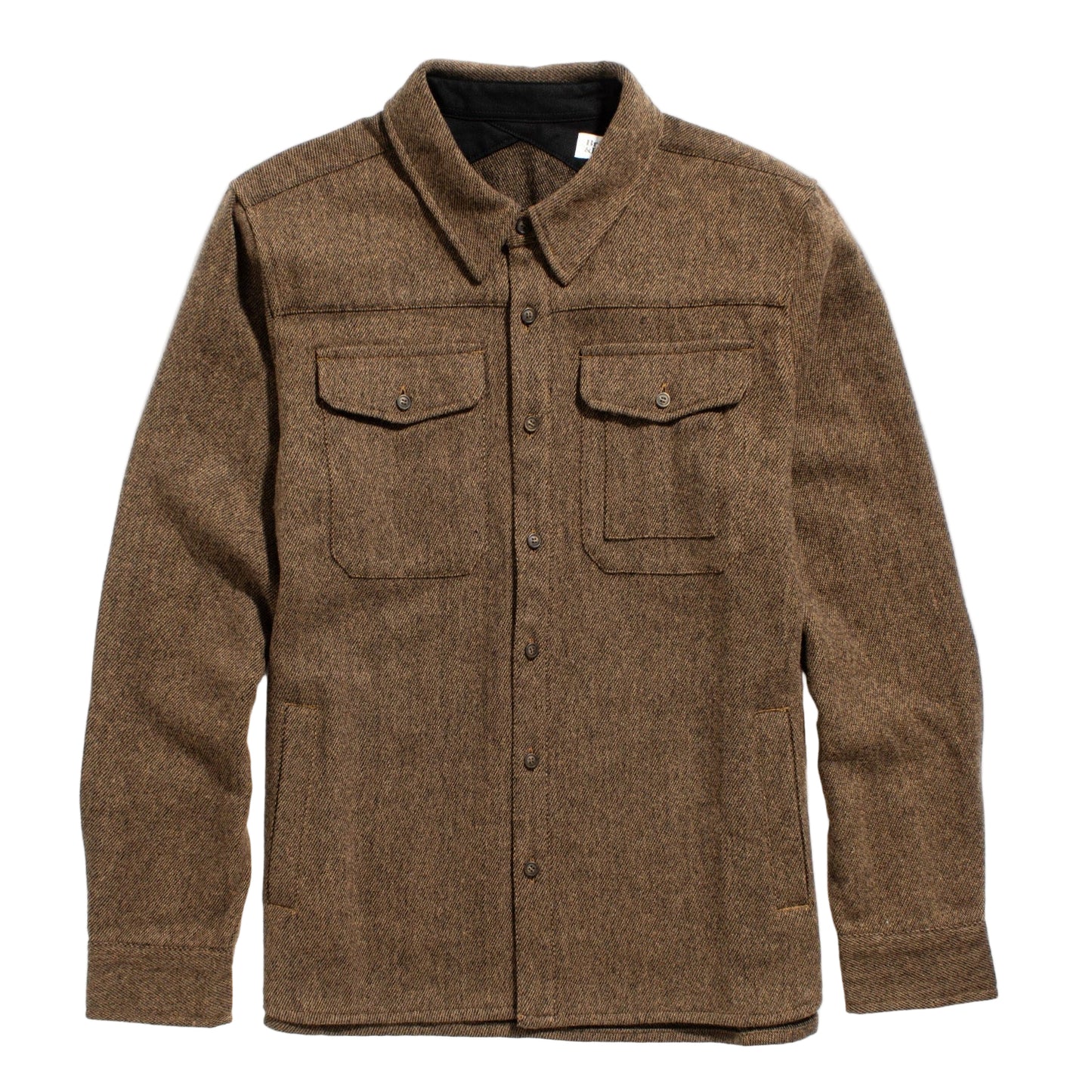 Bridge & Burn Fielding Tawny Tweed Shirt Jacket