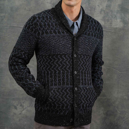 Bridge & Burn Midnight Tweed Anders Cardigan