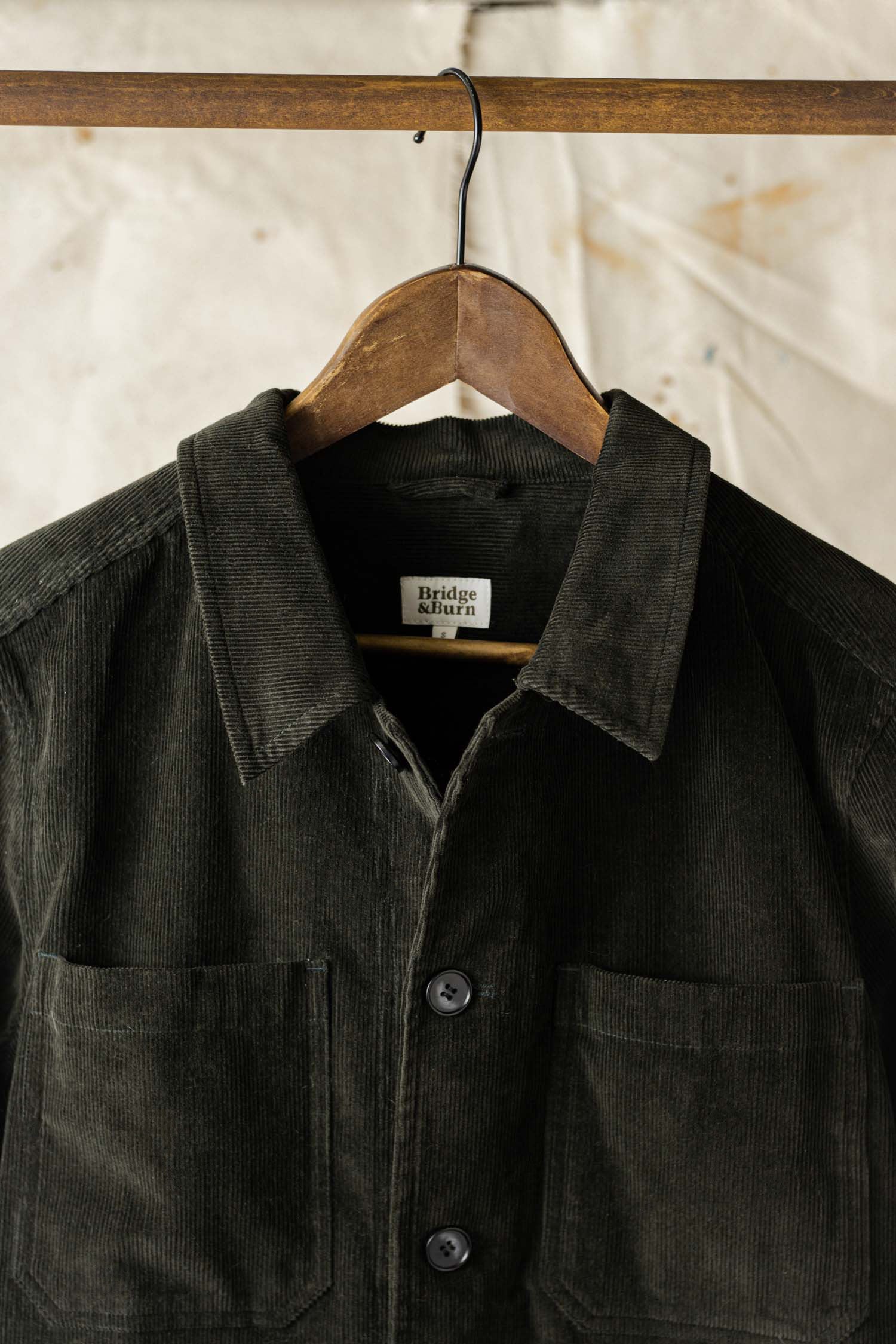 Bridge & Burn Banks Deep Pine Corduroy Shirt Jacket