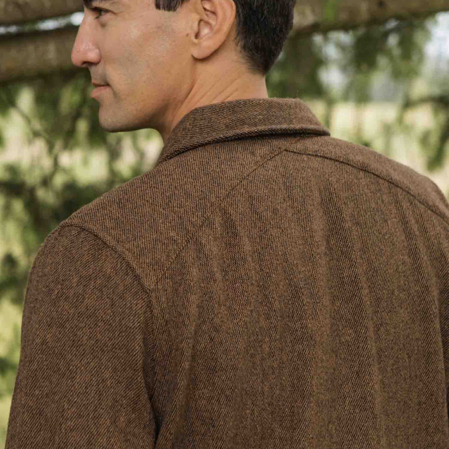 Bridge & Burn Fielding Tawny Tweed Shirt Jacket