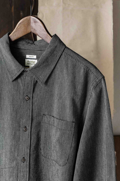 Bridge & Burn Jude Shirt / Onyx Stripe